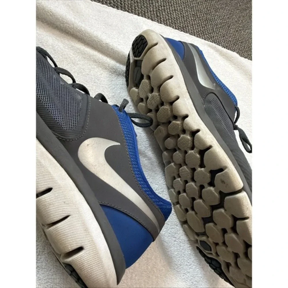 Size 15 - Nike Flex 2014 Run Mens Midnight Navy Silver‎          1733